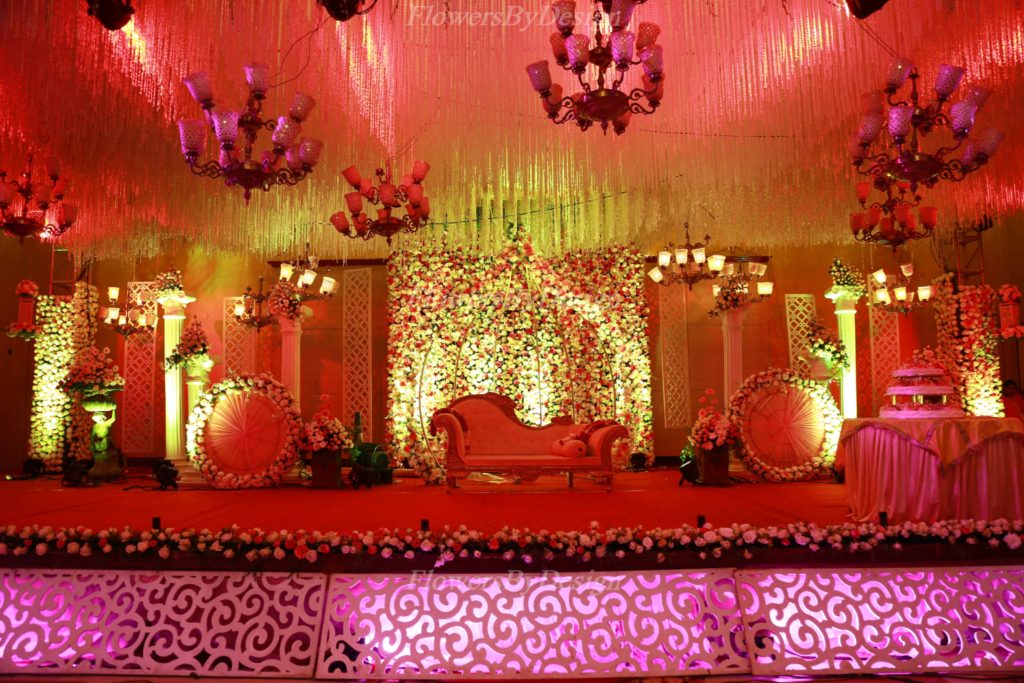 Wedding Stage Flower Decoration