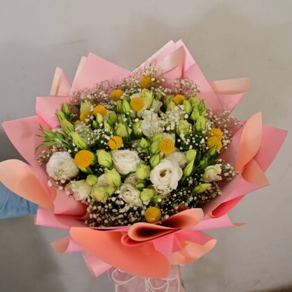Blushing Sunshine Bouquet