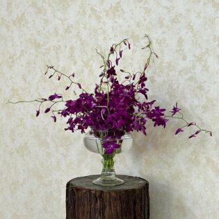 Orchid Elegance Vase - Image 3