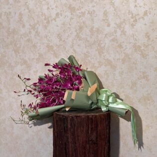 Royal Orchid Charm Bouquet - Image 3