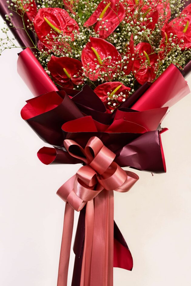 Scarlet Elegance Bouquet - Image 2