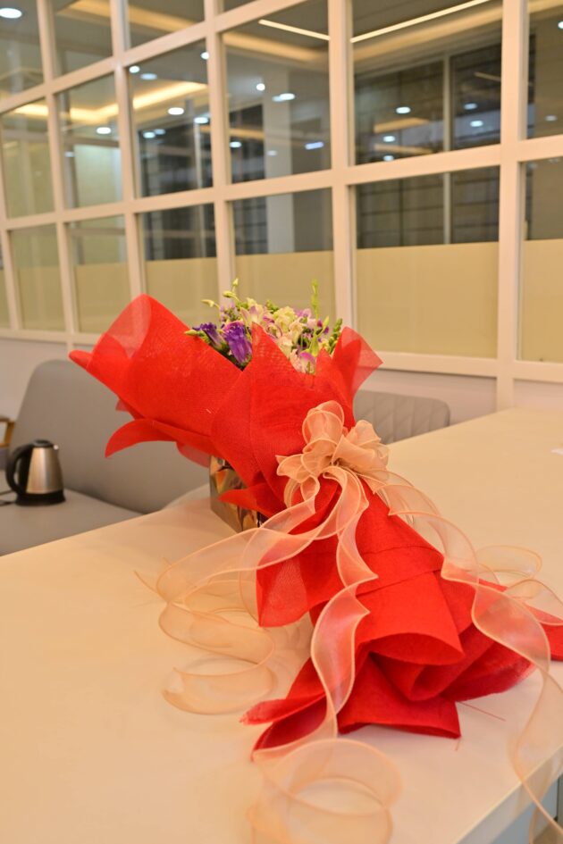 Scarlet Symphony Bouquet - Image 2