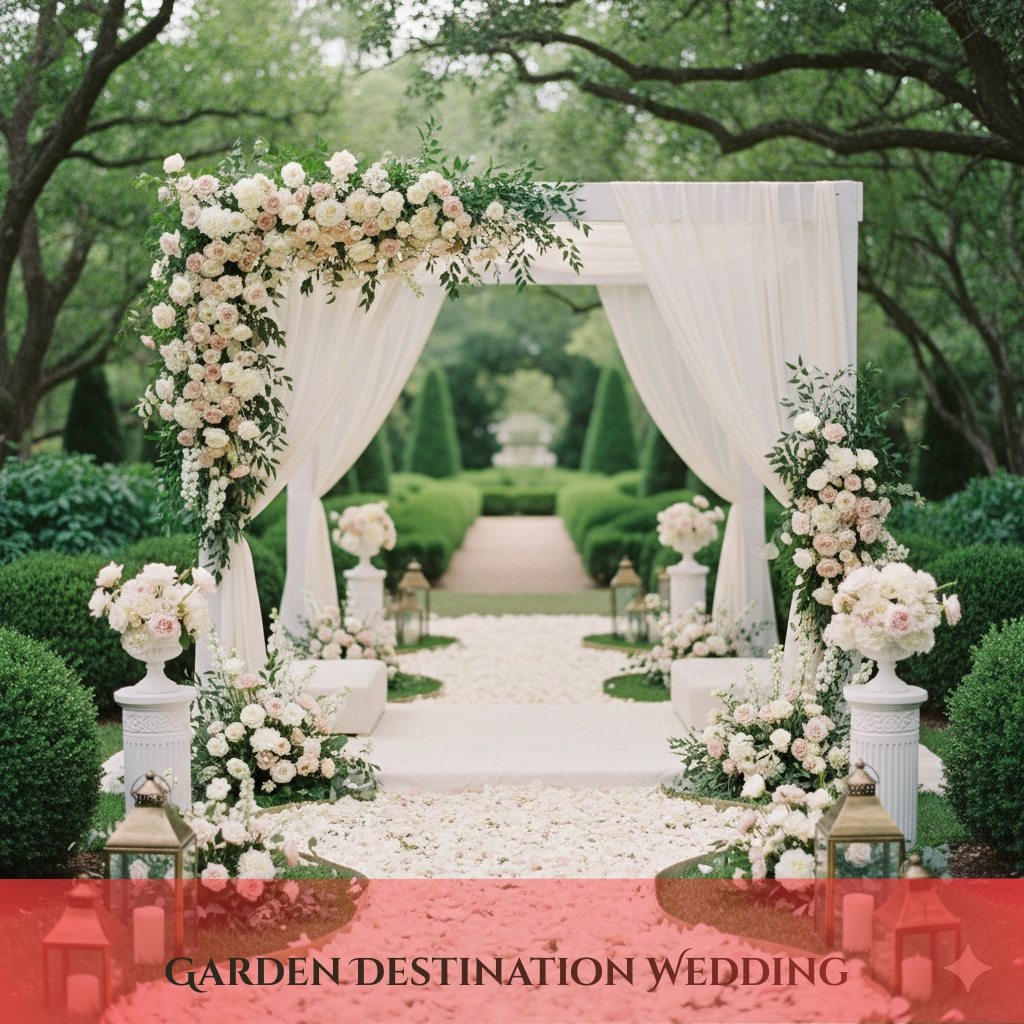 bridal-entry-decor-fresh-flowers-destination-wedding