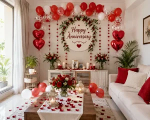 elegant-anniversary-backdrop-decoration-at-home